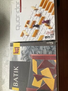 Quoridor and BATIK wooden Board Games by Gigamic